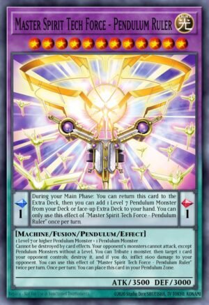 Master Spirit Tech Force - Pendulum Ruler  MAMO-EN027 (Ultra Rare)
