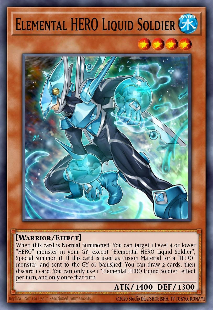 Elemental HERO Liquid Soldier MAMO-EN047 (Ultra Rare)
