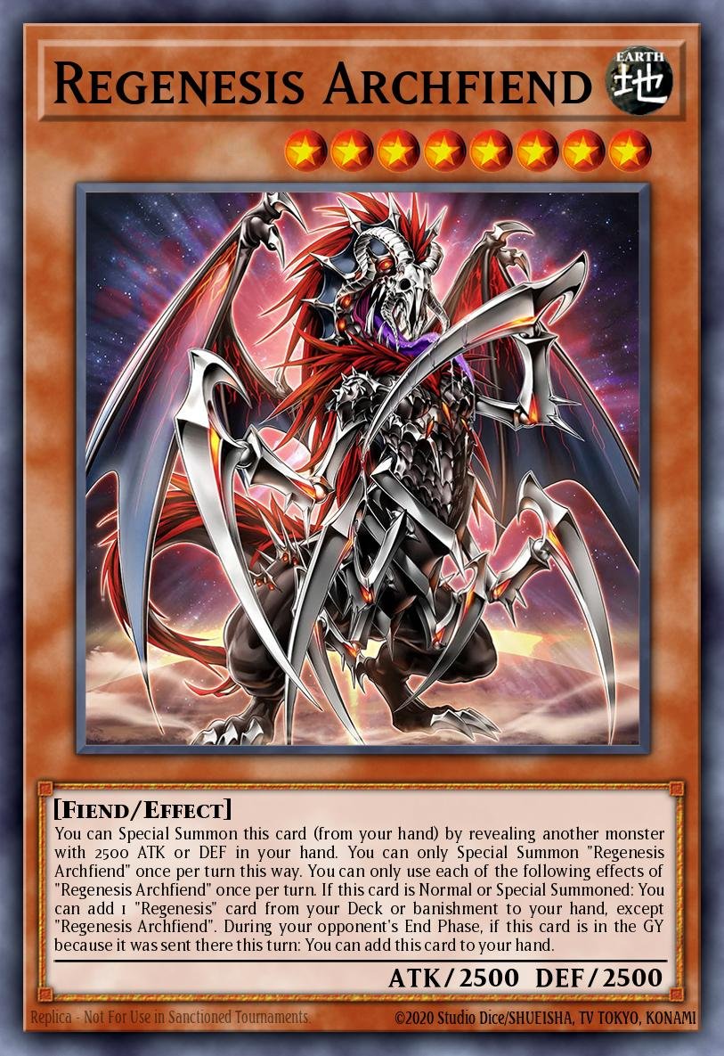 Regenesis Archfiend MAMO-EN060 (Ultra Rare)