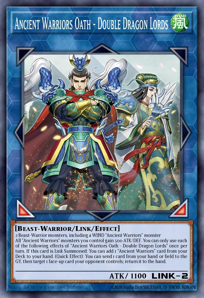 Ancient Warriors Oath - Double Dragon Lords MAMO-EN088 (Ultra Rare)