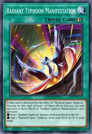 Radiant Typhoon Manifestation  MAMO-EN102 (Ultra Rare)