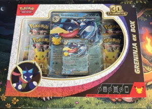 Pokemon TCG: 30 Aniversario Celebración Greninja ex Caja Español